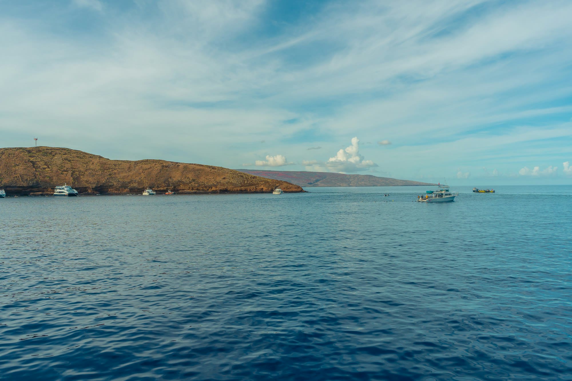 Molokini Crater snorkeling boats